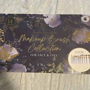 Beauty concepts makeup brush collection